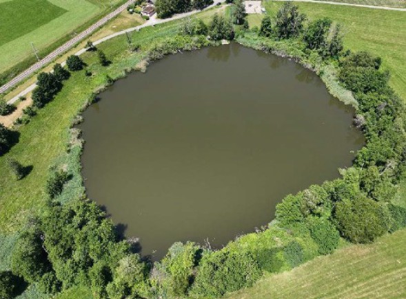 Der Schlingsee von oben fotografiert